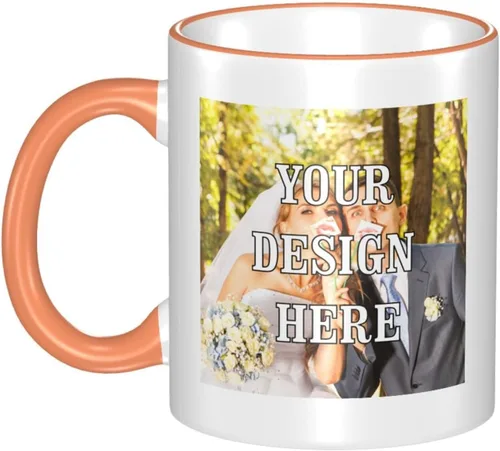 Miniatura 8 de Taza de café personalizada, tazas personalizadas con logotipo y foto, taza personalizada, diseña tu propia taza de café personalizada, regalos