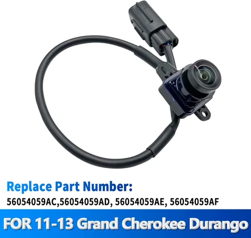 Miniatura 4 de Cámara de retrovisión trasera compatible con Dodge Durango 2011-2013 Jeep Grand Cherokee 2011-2013 Reverse Park Assist Backup Camera Reemplaza