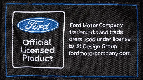 Miniatura 5 de JH DESIGN GROUP Chaqueta Ford Mustang para hombre abrigo de sarga de algodón bordado