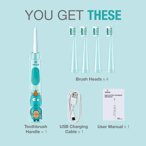 Miniatura 7 de Vekkia - Cepillos de dientes eléctricos para niños Azul