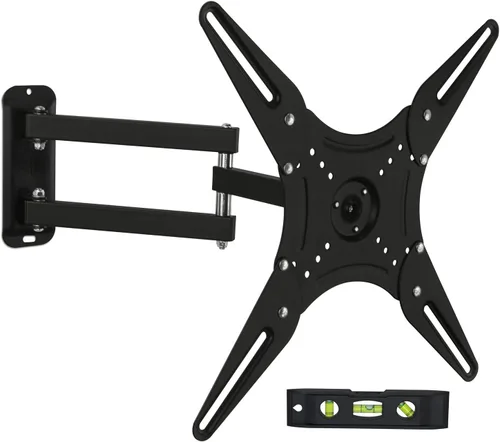 Mount-It Soporte de pared para TV LCD de movimiento completo, soporte giratorio de TV LED 4K para tamaño de pantalla de 23 a 55 pulgadas, compatible