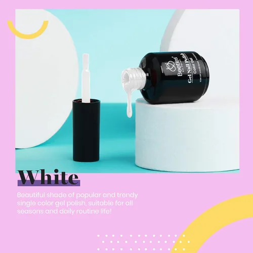 Miniatura 5 de Beetles - 1 esmalte de gel de 0.5 fl oz (0.5 fl oz) para uñas, 3 unidades de 0.3 onzas líquidas, capa superior de gel, capa base y aceite