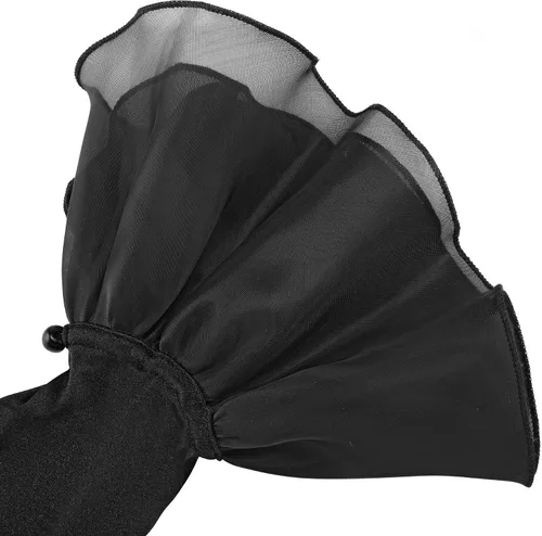 Miniatura 6 de Ayliss Guantes de boda para mujer, de satén, pétalos, ópera, fiesta de los años 20, para ocasiones especiales, vestido formal de baile o cosplay