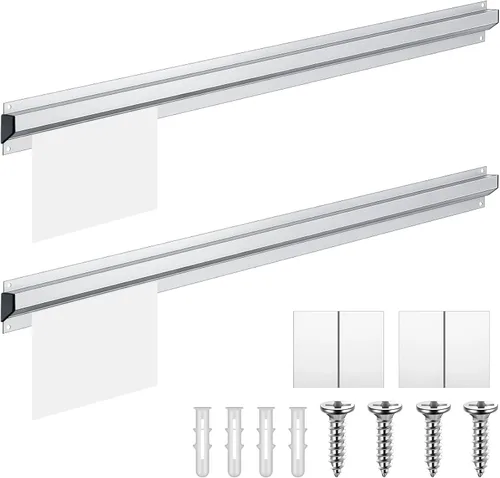 Miniatura 10 de Henoyso Soporte para boletos de restaurante de 16 pulgadas, soporte de recibos, soporte de aluminio para boletos de pedido, estante de cheques