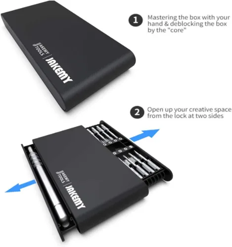 Miniatura 3 de Juego de destornilladores de precisión, destornillador pequeño 17 en 1, kit de herramientas de reparación electrónica para laptop, MacBook, iPhone