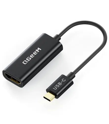 Miniatura 20 de QGeeM Cable adaptador USB C a HDMI 4K, adaptador USB tipo C a HDMI [Thunderbolt 3/4] HDMI para Laptop MacBook Pro/Air, iPhone 15 16 17 Pro max, Dell