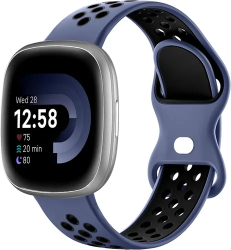 Maledan Correas deportivas transpirables para Fitbit Versa 3/4, Sense/Sense 2, correas de repuesto para hombres y mujeres, accesorios para relojes