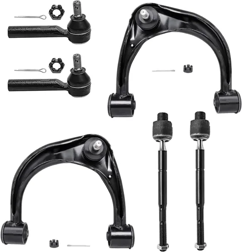 Miniatura 115 de Detroit Axle - Kit de brazos de control de extremo delantero 4WD para Ford 04-08 F-150, 06-08 Lincoln Mark LT, 4 extremos de barra de acoplamiento