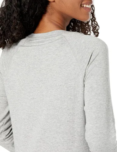Miniatura 3 de Tienda Essentials Sudadera Studio Terry de manga larga con frente cruzado para mujer