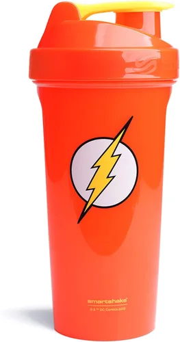 Miniatura 8 de Botella agitadora de proteínas Smartshake Lite Liga de la Justicia 800ml – Botella de agua DC Comics, botella agitadora para gimnasio sin BPA a