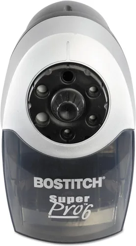 Miniatura 5 de Bostitch SuperPro 6 sacapuntas eléctrico comercial, 6 orificios, negro/plata (eps12hc)