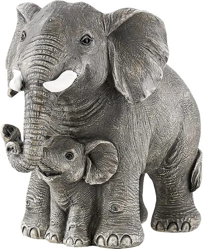 Estatua de elefante – Decoración de elefante – Regalos para mamá – Regalos de elefante para mujer – Decoración del hogar, estantería de oficina,