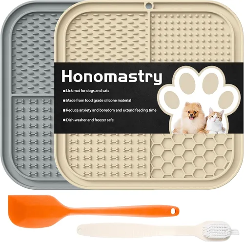 Miniatura 12 de Alfombrilla de lamer para perros, almohadilla de lamer premium con ventosas para aliviar la ansiedad del perro, cuencos de alimentación lenta