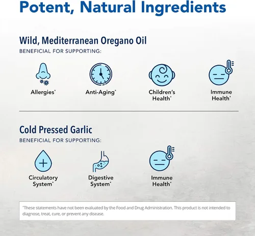 Miniatura 4 de NORTH AMERICAN HERB & SPICE OregaMax - 90 cápsulas vegi - Apoyo digestivo e inmunológico saludable - Suplemento de aceite de orégano P73 con ajo