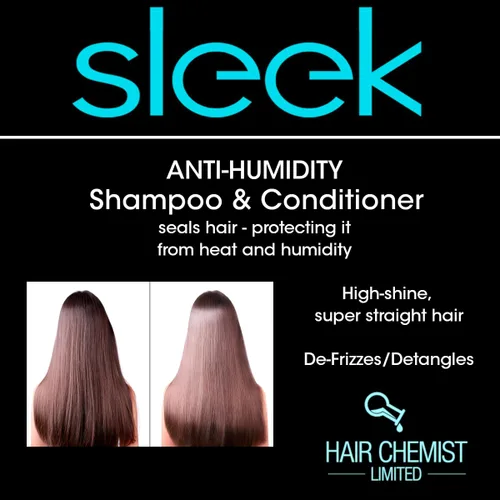 Miniatura 4 de Hair Chemist SLEEK - Acondicionador antihumedad de 8 onzas – Acondicionador desencrespamiento para cabello seco encrespado y cabello liso elegante