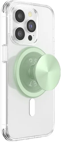 Miniatura 13 de PopSockets Agarre para teléfono con soporte magnético, parte superior intercambiable, sujeción segura para fundas MagSafe de iPhone, agarre