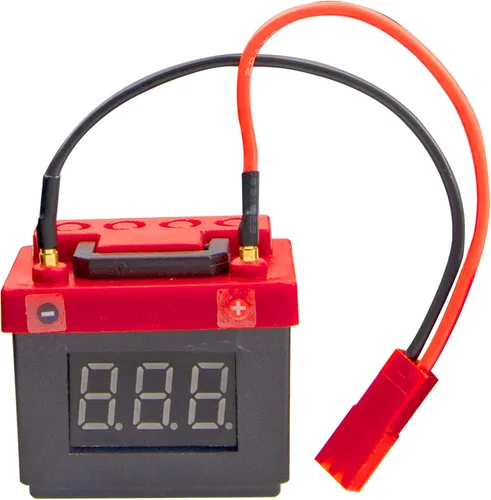 Miniatura 9 de Alarma de bajo voltaje RC Probador de batería Lipo Accesorios de decoración de simulación compatibles con Traxxas TRX4 Axial SCX10 RC4WD D90 Tamiya