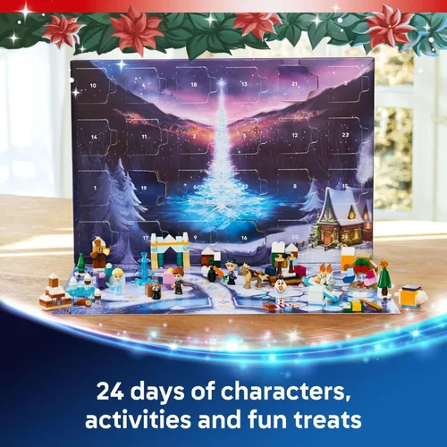 Miniatura 3 de Calendario de Adviento LEGO Disney Frozen 2025 para niños - Juego de cuenta regresiva navideña para niños y niñas, a partir de 5 años - Minimuñecas