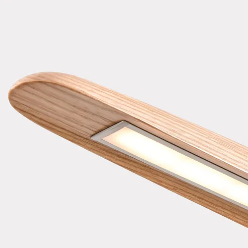 Miniatura 6 de YISDESIGN Lámpara Colgante Lineal LED de Madera de 59" 40W, Lámpara LED para Comedor Regulable, Lámpara Colgante para Comedor, Cocina, Isla, Mesa