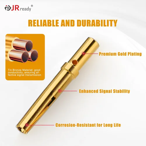 Miniatura 3 de JRready ST6579 DB9 Terminales de crimpado chapados en oro DB9 Conectores Herramienta de extracción de pines DRK-D Sub Inserción Extracción