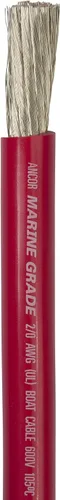 Miniatura 11 de Cable primario y cable de batería de grado marino Ancor Rojo