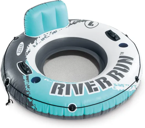 Miniatura 9 de INTEX 56843EP River Run 1 Pro Sillón Flotante Inflable: Soporte para GoPro/Teléfono – Portavasos Incorporado y Compartimento de Almacenamiento