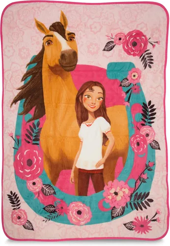 Miniatura 5 de Franco - Ropa de cama infantil de microfibra súper suave, 46 pulgadas x 60 pulgadas, Spirit Riding Free