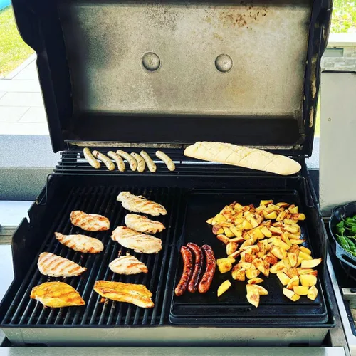 Miniatura 5 de Plancha de hierro fundido 7566 para parrilla de gas Weber Genesis serie 300, repuesto para Weber Genesis 300 Series E-310 E-320 E-330 S-310 S-320