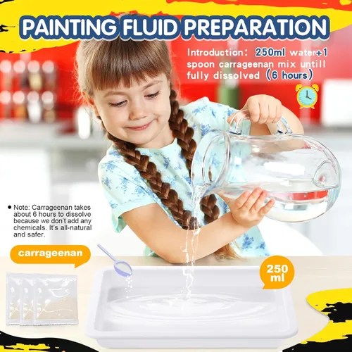 Miniatura 2 de Pintura de mármol de agua para niños – Artes y manualidades para niñas y niños, kits de manualidades, regalos ideales para niños de 6 a 8 a 12 años