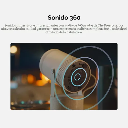 Miniatura 7 de Samsung 30" - 100" The Freestyle 2nd Gen con Gaming Hub Proyector portátil inteligente, FHD, HDR, experiencia de cine en casa de pantalla grande
