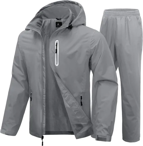 Miniatura 8 de SWISSWELL Trajes de lluvia impermeables y ligeros para hombres y mujeres, chaqueta y pantalones para golf, senderismo, viajes