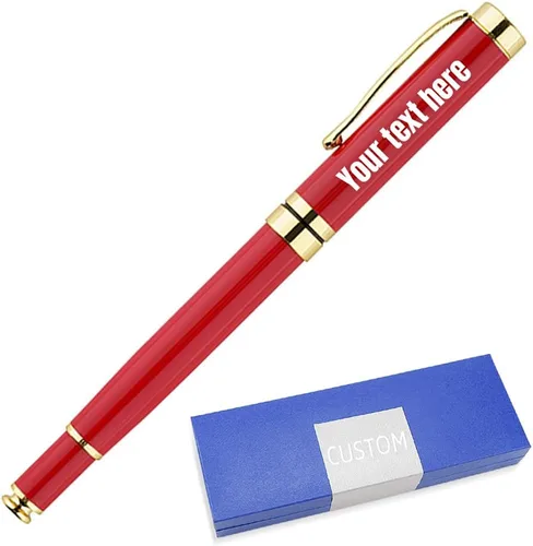 Miniatura 7 de Bolígrafos personalizados, el mejor juego de regalo de bolígrafo para hombres y mujeres, profesional, oficina ejecutiva, bonitos, bolígrafo negro