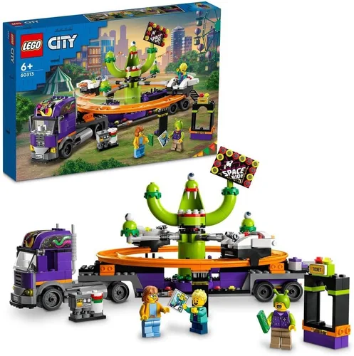 LEGO 60313 Camión de atracciones Space Ride