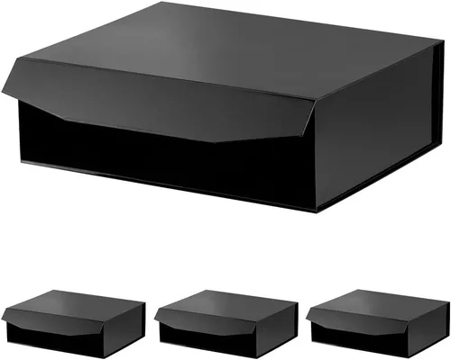 Miniatura 51 de 5 cajas de regalo rosa con cinta de 9.5 x 7 x 4 pulgadas, caja de regalo resistente con tapa para embalaje de regalo, cajas de almacenamiento