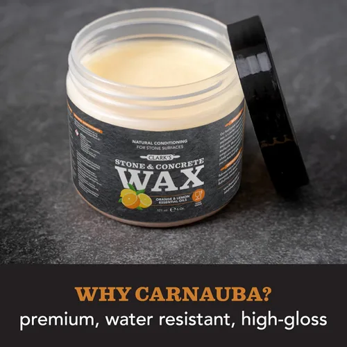 Miniatura 9 de CLARK'S Cera de piedra natural, enriquecida con extractos de naranja y limón, conserva y protege de líquidos o jugos no deseados - Revitaliza