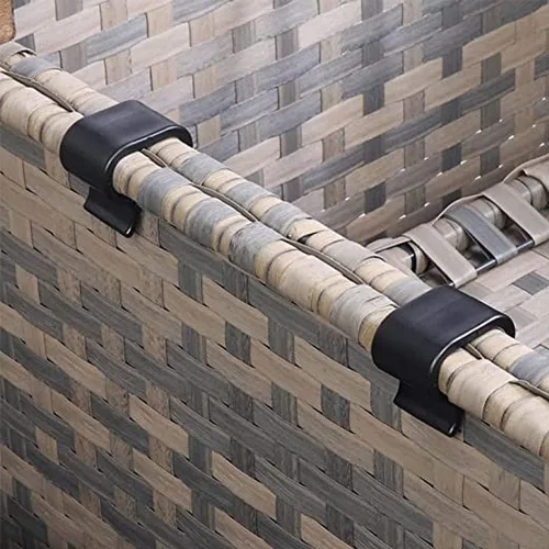 Miniatura 5 de lasenersm 5 clips de mimbre para muebles al aire libre, sofá, sillas de ratán, conector de sujeción, abrazadera de sujeción para patio al aire