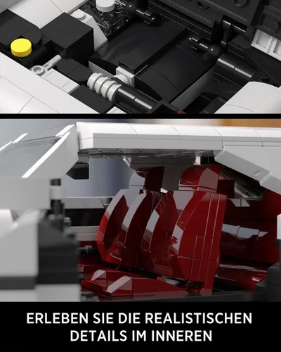 Miniatura 4 de Nifeliz Juego de Modelo de Coche Músculo Demonio, Juguete de Construcción Icónico para Adultos, Ideal Conjunto de Exhibición para Regalar a