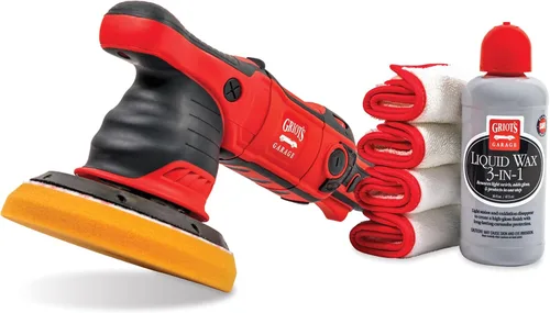 Miniatura 8 de Griot's Garage Pulidora Orbital Aleatoria G9 10901 – Buffer de Acción Dual de 1000 Vatios para Detallado de Automóviles, Pulido, Encerado