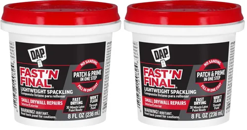Miniatura 6 de Dap 12140 Fast N Final Masilla selladora para interiores o exteriores, de 1/2 pinta., 12143