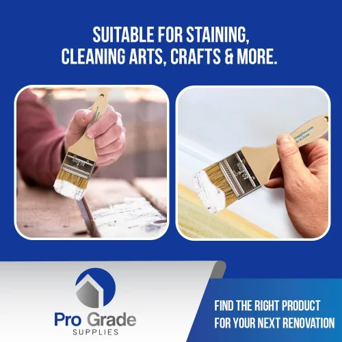 Miniatura 3 de Pro Grade - Pinceles de pintura para virutas - Paquete de 96 - 2 pulgadas - Brochas de viruta - Versátiles para pinturas, manchas, barnices