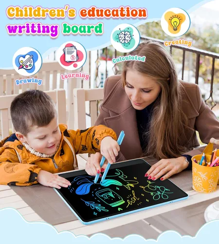 Miniatura 4 de Tableta de escritura LCD para niños, tabletas de dibujo coloridas de 16 pulgadas, juguetes educativos de aprendizaje para niños de 3, 4, 5, 6, 7, 8