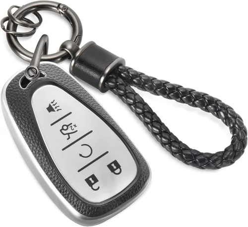 Miniatura 72 de Funda para llavero Buick con llavero de pulsera de circonita de moda, diseño de diamantes encantadores funda suave para Avenir Envision Encore Chevy