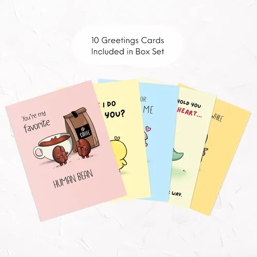 Miniatura 2 de Juego de 10 tarjetas divertidas y lindas para todas las ocasiones, tarjeta de felicitación de aniversario surtida para ella, él, marido, novio