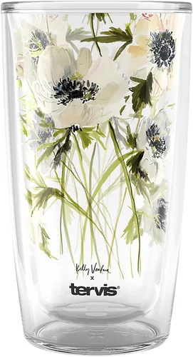 Miniatura 11 de Tervis Kelly Ventura Floral Vista Collection - Vaso aislado de doble pared hecho en Estados Unidos mantiene las bebidas frías y calientes, 16 onzas