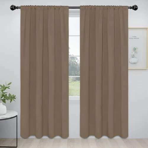 Miniatura 15 de Easy-Going - Cortinas opacas con bolsillo para varilla para el dormitorio, cortinas para ventanas que oscurecen la habitación o la sala de estar
