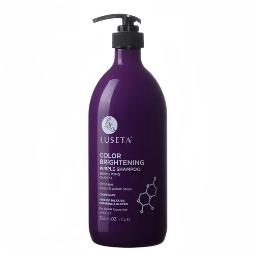 Miniatura 9 de Luseta Champú espesante para cabello fino y fino, fórmula voluminizadora de biotina y colágeno para cabello liso y flácido, añade cuerpo y plenitud