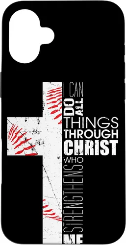 Miniatura 23 de iPhone XR Baseball Phone Cases Teen Boys Coaches Christian Cross Regalos Case