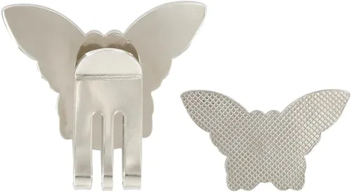 Miniatura 6 de Mariposa Golf Bal L Marcador con clip para sombrero de golf para damas golfistas clip magnético para sombrero para mujeres golfistas