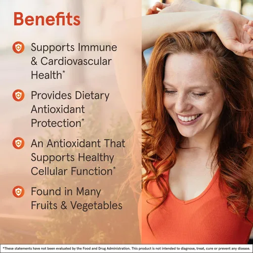 Miniatura 4 de Jarrow Formulas Cápsulas de quercetina de 500 mg - 30 cápsulas vegetales - Apoya el estado antioxidante, la salud cardiovascular y la salud