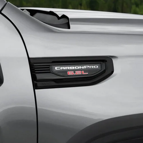 Miniatura 3 de SlickMod Eliminación de Cromo Revestimiento de Vinilo Opaco para Moldura de Guardabarros GMC Sierra 1500 2019-2023